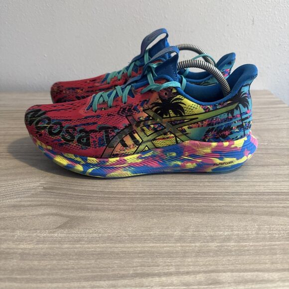 ASICS Noosa Tri 14 Tropical Women’s Size 11 ‘Pink Glow' Multicolor Running - Picture 6 of 11